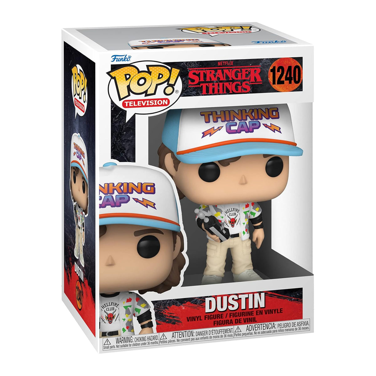 Funko Pop! TV: Stranger Things - Dustin (with Compass/Hat) #1420| פאנקו פופ דאסטין עם כובע - מציאון!