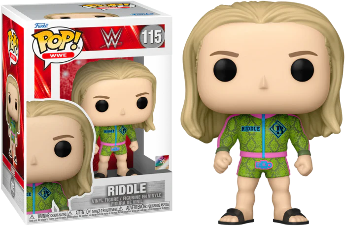 Funko Pop! Vinyl: WWE - Riddle #115 | פאנקו פופ רידל (RK-Bro / היאבקות WWE) - מציאון!