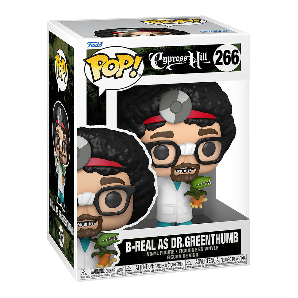 Funko Pop! Cypress Hill - B Real (Dr. Greenthumb) #266 | בובת פופ בי-ריאל