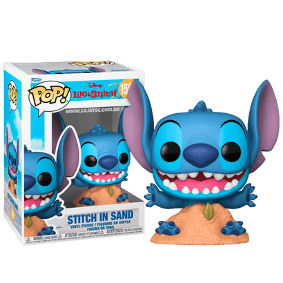 בובת פופ דיסני: לילו וסטיץ' - סטיץ' בחול - #1566 Funko POP! Disney: Lilo & Stitch - Stitch in Sand | Hapopionerit