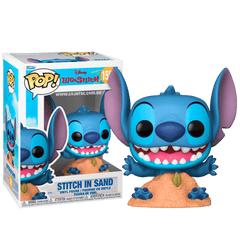 בובת פופ דיסני: לילו וסטיץ' - סטיץ' בחול - #1566 Funko POP! Disney: Lilo & Stitch - Stitch in Sand | Hapopionerit