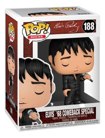Funko Pop! Music: Elvis Presley - 1968 Comeback Special #188 | פאנקו פופ אלביס