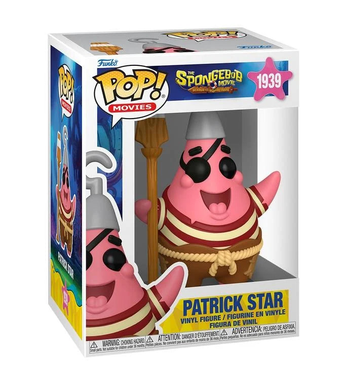 Funko Pop! SpongeBob SquarePants Movie: Patrick Star (Pirate) #1939 | פאנקו פופ פטריק פיראט