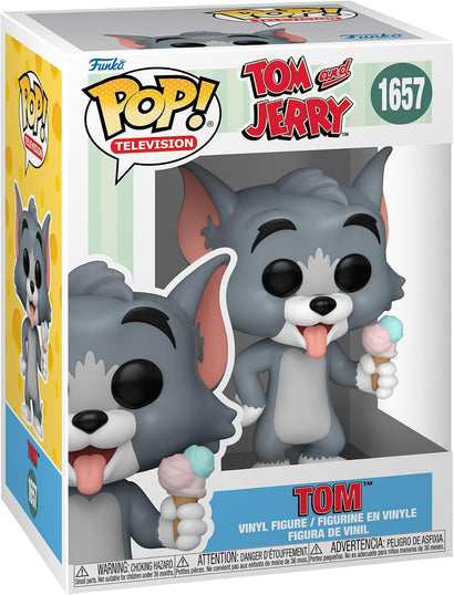 פופ טום וג'רי - בובת טום אוחז גלידה - Funko Pop TV Tom and Jerry Tom #1657