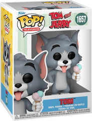 פופ טום וג'רי - בובת טום אוחז גלידה - Funko Pop TV Tom and Jerry Tom #1657