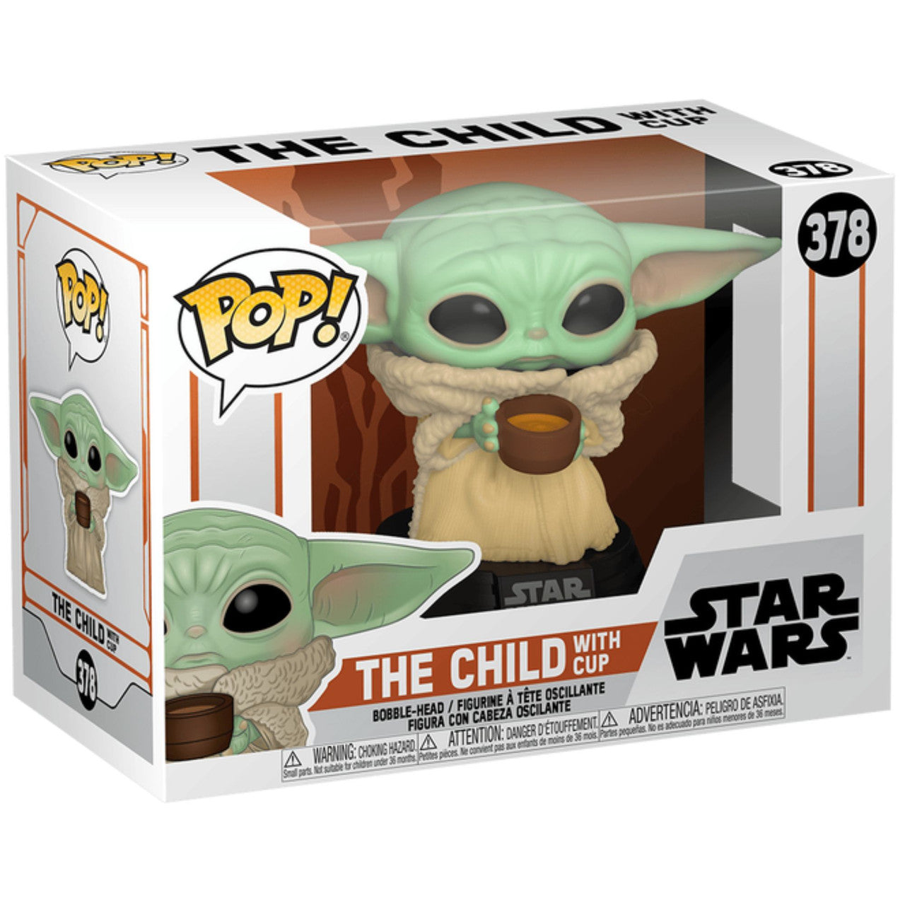 Funko Pop The Child with Cup 378 box