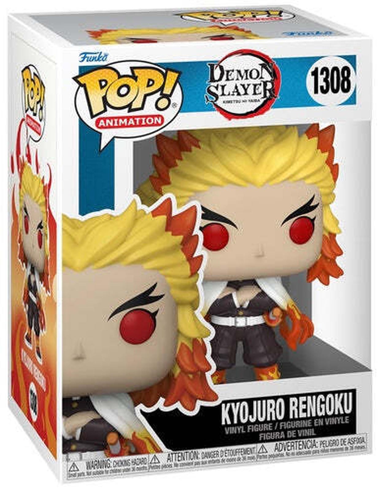 פופ אנימה: דימון סלייר - רנגוקו - Funko Demon Slayer- Kyojuro Rengoku #1308 | Funko Pop! אנימה: דימון סלייר - רנגוקו - Funko Demon Slayer- Kyojuro Rengoku #1308 | Hapopionerit