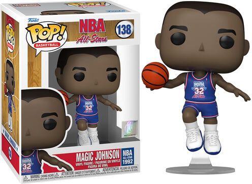 פופ כדורסל מג יק ג ונסון #138 | Funko Pop! FUNKO POP MAGIC JOHNSON #138