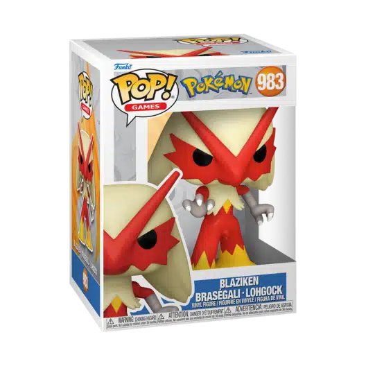 פופ פוקימון - בלייזיקן - Funko POP Pokemon Blaziken #983 | Funko Pop! פוקימון - בלייזיקן - Funko POP Pokemon Blaziken #983 | Hapopionerit