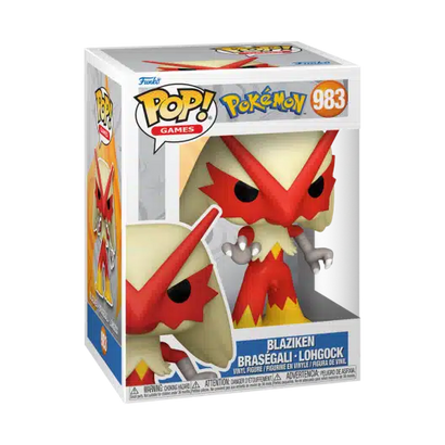 פופ פוקימון - בלייזיקן - Funko POP Pokemon Blaziken #983 | Funko Pop! פוקימון - בלייזיקן - Funko POP Pokemon Blaziken #983 | Hapopionerit