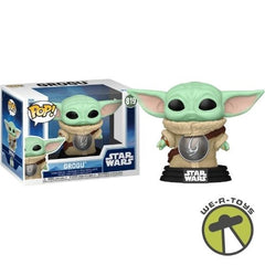 Funko Pop Grogu with Crest 819 front