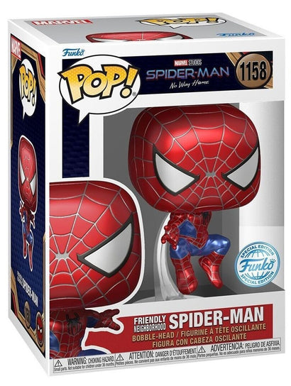 Funko Pop! Spider-Man Metallic | בובת פופ ספיידרמן