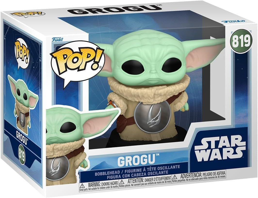 Funko Pop Grogu with Crest 819 side