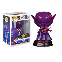 Funko Pop! Star Wars: Visions - Am (Glow in the Dark / Silver Sticker) #503 | פאנקו פופ אם - זוהר בחושך (מדבקה כסופה)