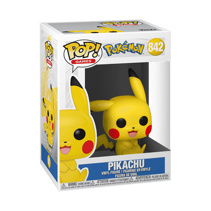 Funko Pop Pikachu Sitting 842 side