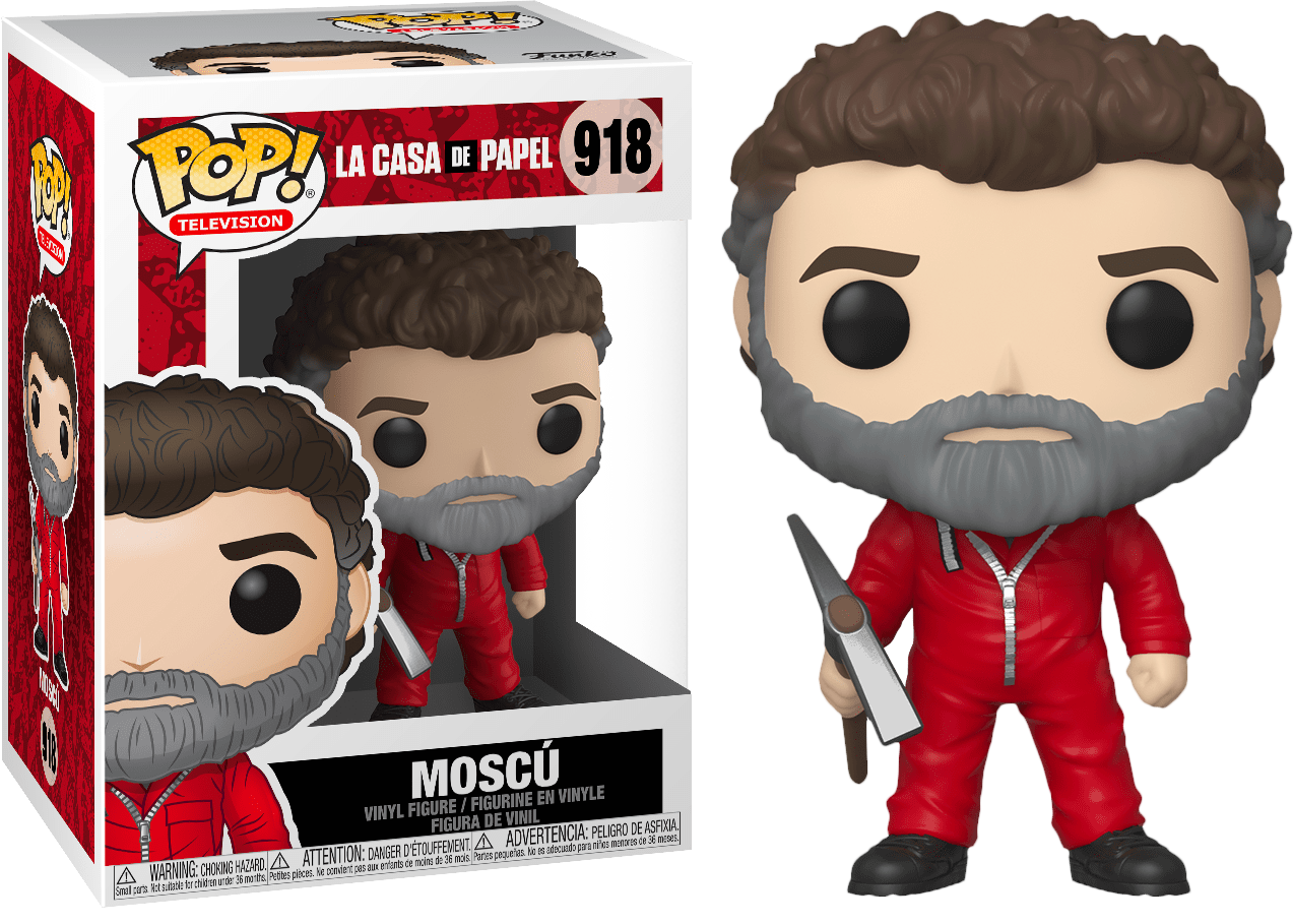 Funko Pop! Television: La Casa De Papel - Moscu #918 | פאנקו פופ מוסקבה (בית הנייר)