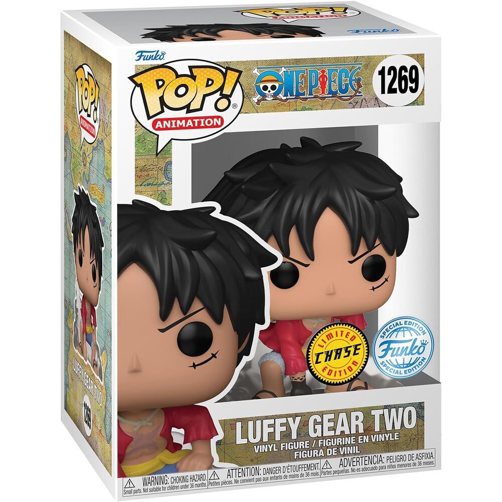 Funko Pop! Luffy Gear Two #1269 CHASE (One Piece, Special Edition)