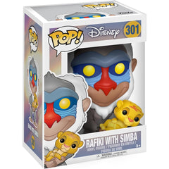 Funko Pop! Rafiki with Simba #301 | בובת פופ רפיקי עם סימבה
