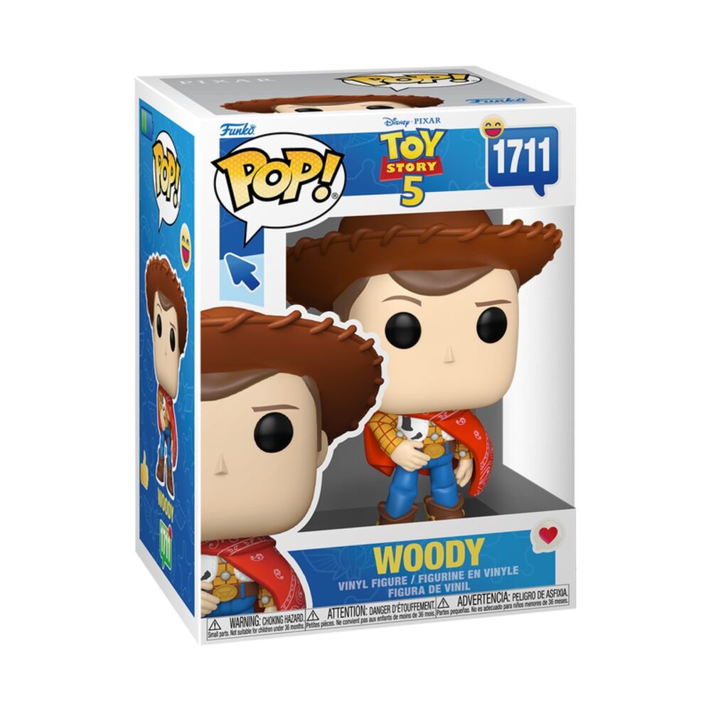 Funko Pop! Woody #1711 (Toy Story 5) | בובת פופ וודי