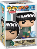 Funko Pop! Naruto Shippuden: Might Guy Winking (Exclusive) #1414 Vinyl Figure - פאנקו פופ מייט גאי קורץ