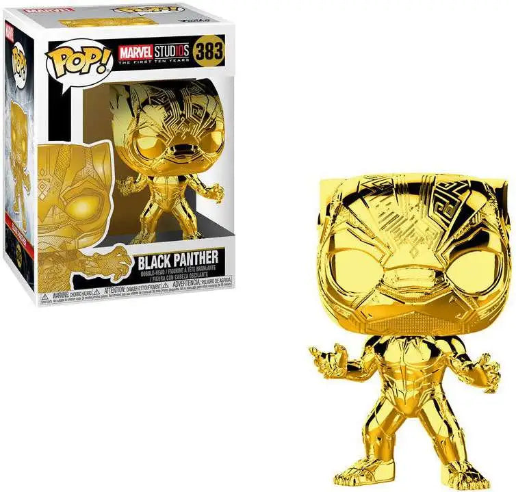 Funko Pop Black Panther 383 Gold Chrome