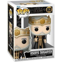 Funko Pop Viserys Targaryen 02 House of the Dragon figure | בובת פופ ויסריס טרגריין 02