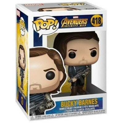 פופ הנוקמים באקי בארנס Bucky Barnes - Funko POP AVENGERS #418 | Funko Pop! הנוקמים באקי בארנס Bucky Barnes - Funko POP AVENGERS #418 | Hapopionerit
