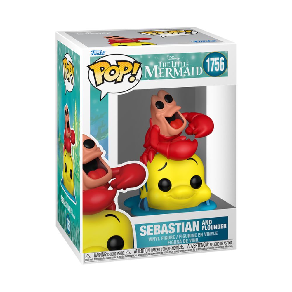 Funko Pop! Sebastian and Flounder #1756 box - בובת פופ סבסטיאן ופלאונדר
